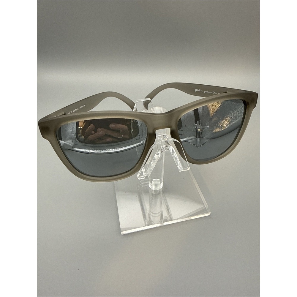 goodr "Going to Valhalla...Witness!" Polarized Sunglasses, Medium Medium, Grey